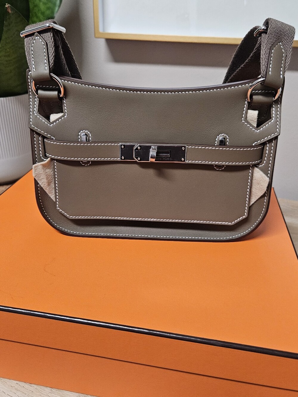 Hermes Mini Jypsiere Swift Etoupe